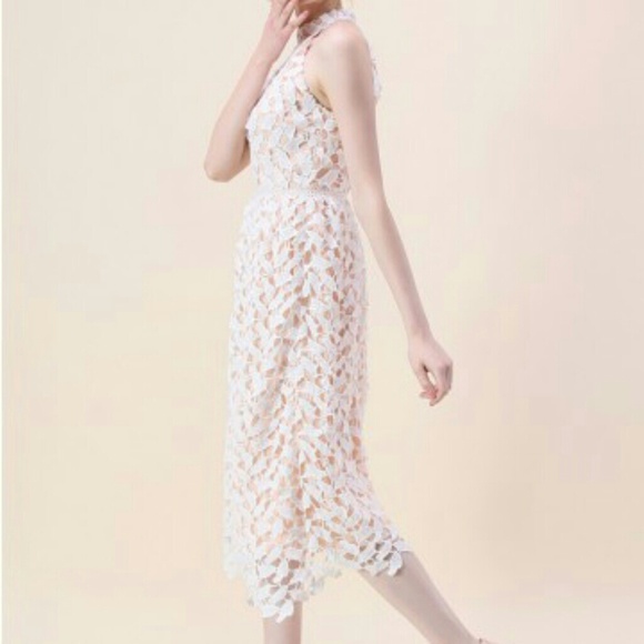 Chicwish Leaf for Elegance Crochet Midi - Picture 2 of 6